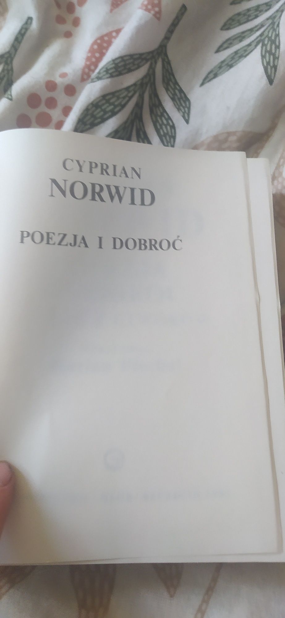 Książka poezja i dobroć Cyprian Norwid