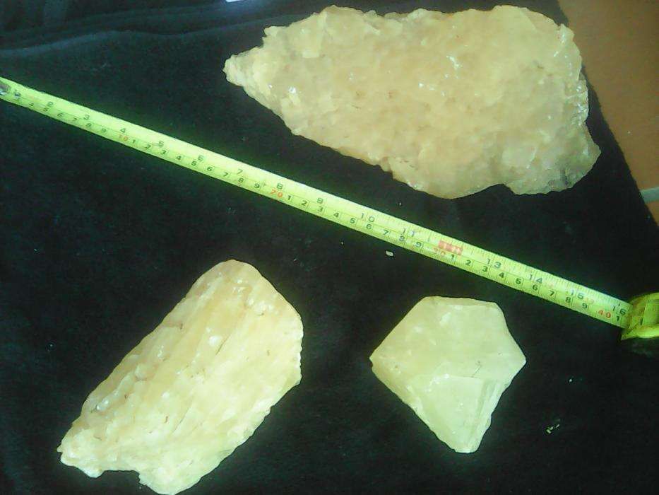 lindos cristais rocha de calcite calcita amarelo laranja aquario