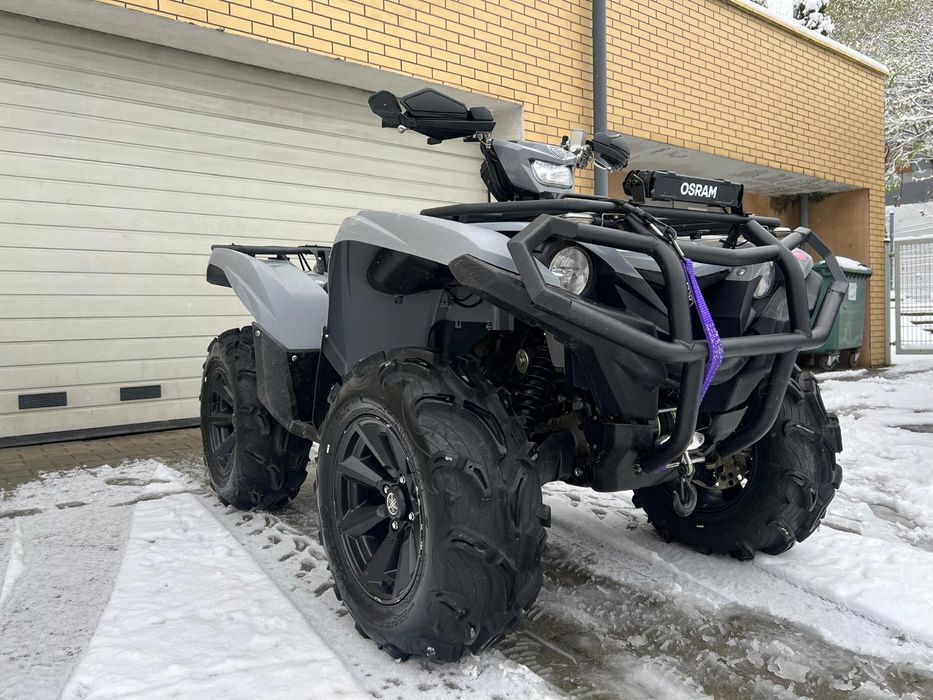 Yamaha Grizzly 700 EPS 2023 • Pług • Najazdy • Wyciągarka • Stan bdb.