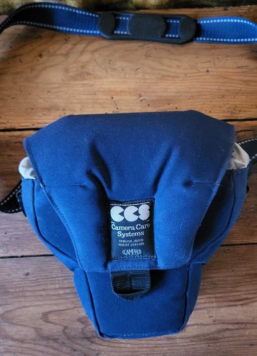 Futerał - Campro z Anglii - Ciemnoniebieski, Vintage