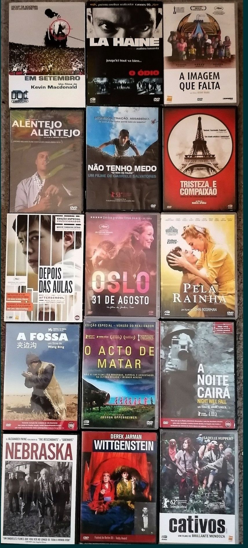 LOTE (25) lote de 134 DVD's Originais