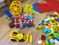 Klocki kompatybilne z LEGO DUPLO dużo elementów płyty montażowe pojazd