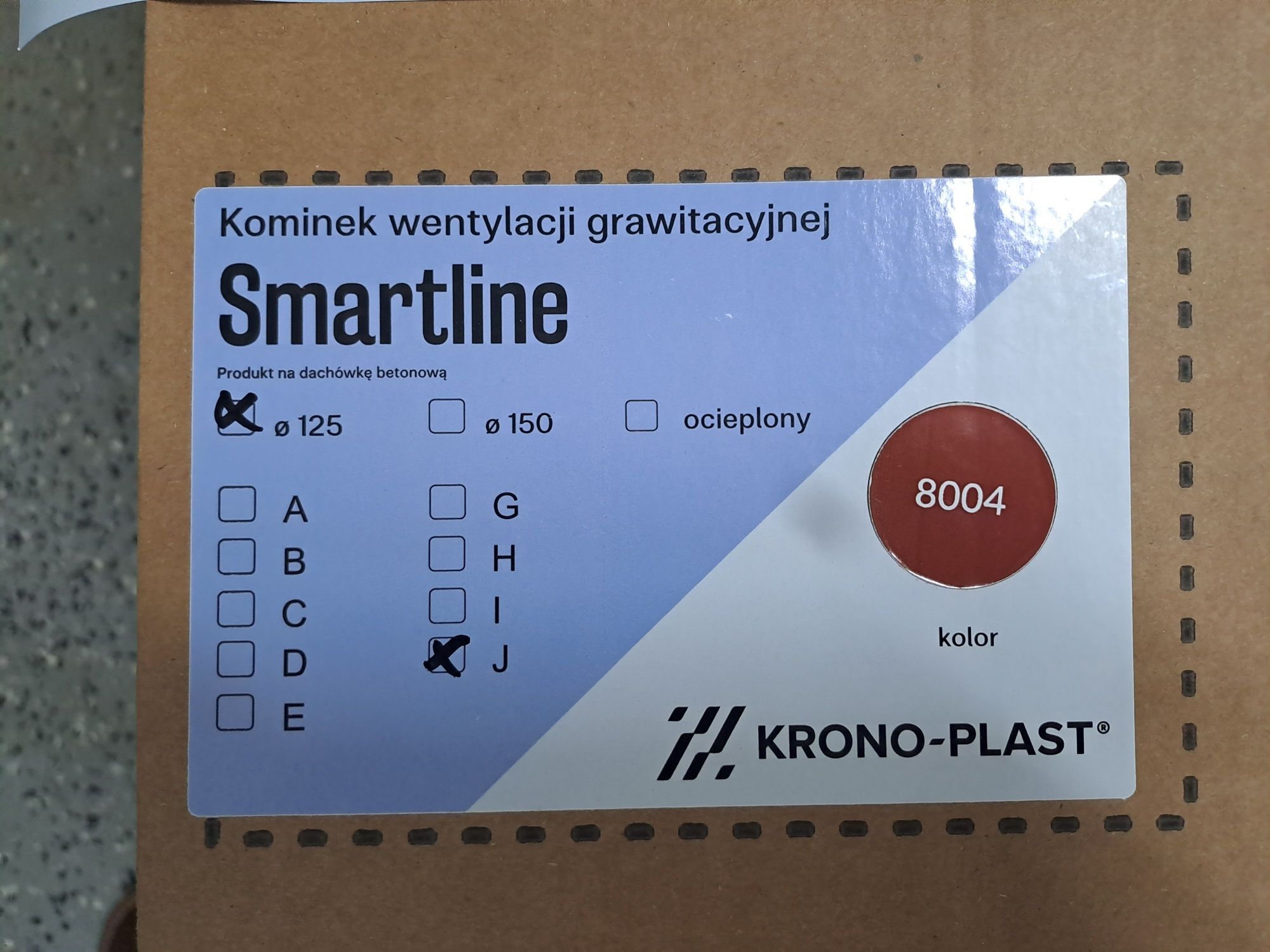 Kominek wentylacji grawitacyjnej krono-plast