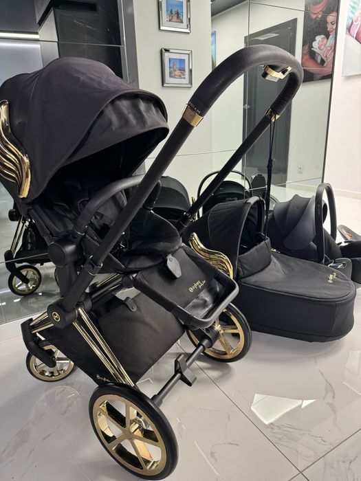 Wózek 3w1 Cybex by Jeremy Scott Wings Black + baza Isofix