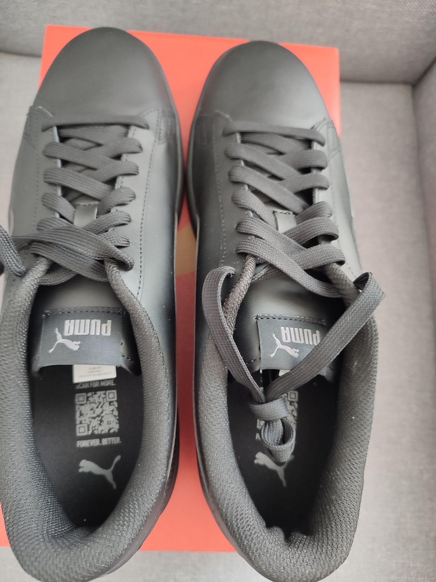 PUMA Uniseks SMASH V2 LTrampki czarne 44.5