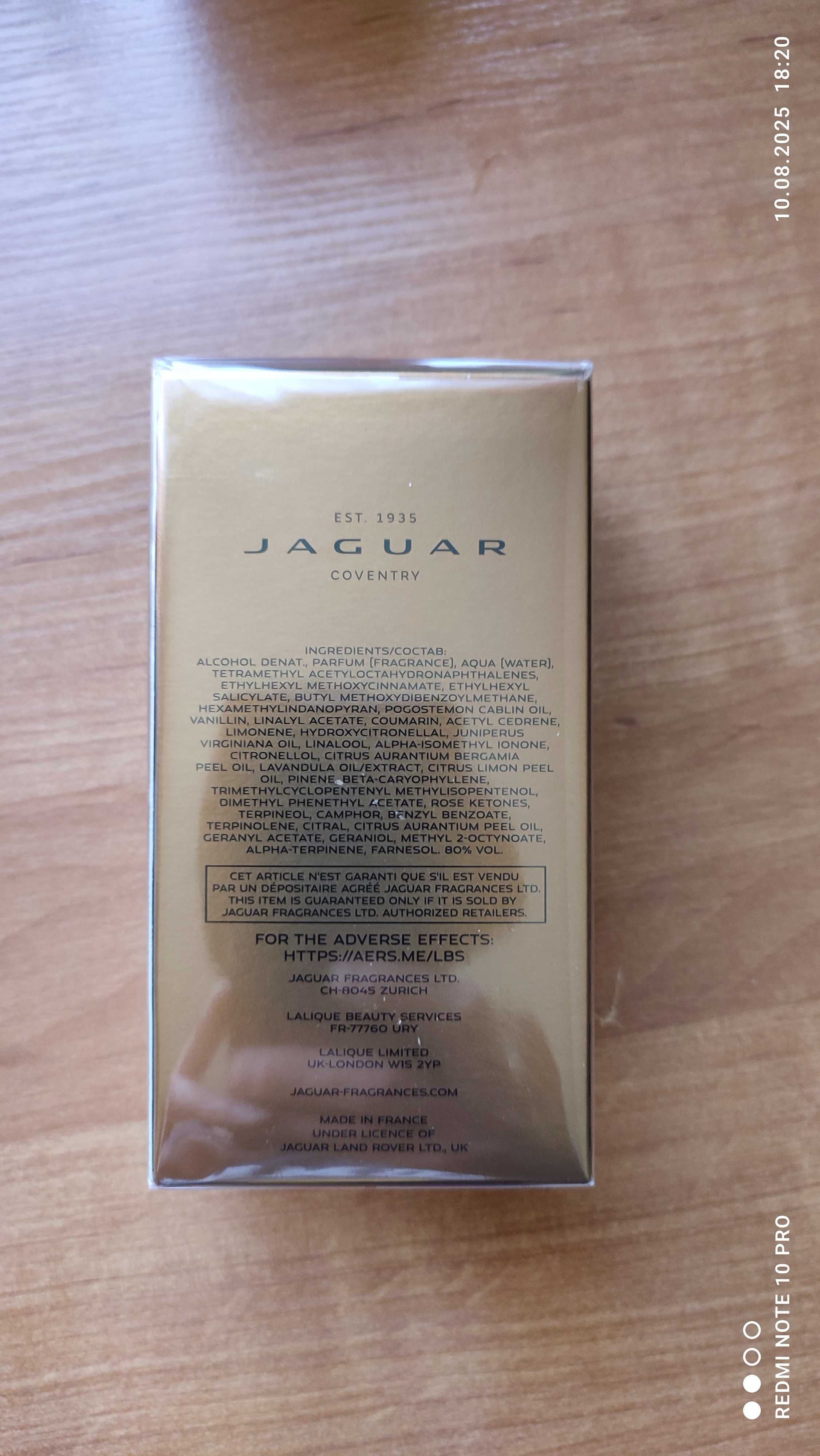 Jaguar Era Elixir woda perfumowana dla mężczyzn 100ml