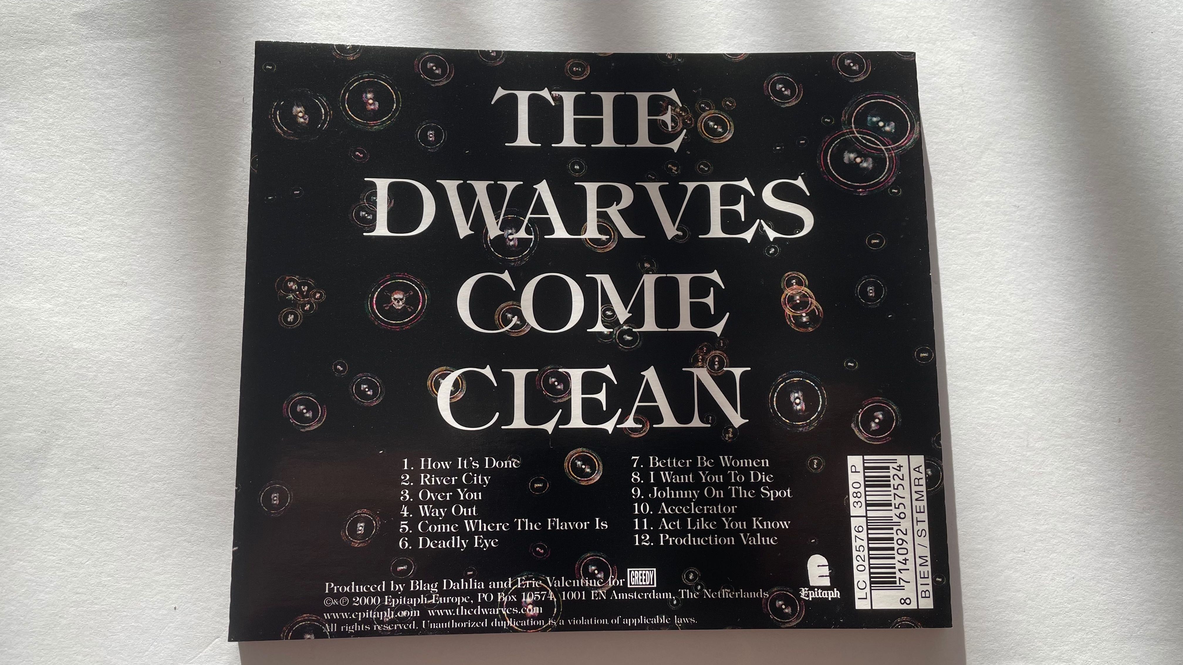 The Dwarves ‎– Come Clean - cd