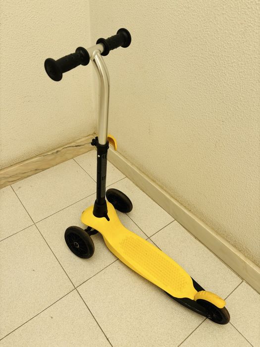 Trotinete Criança Btwin Oxelo 3 Rodas, Amarela