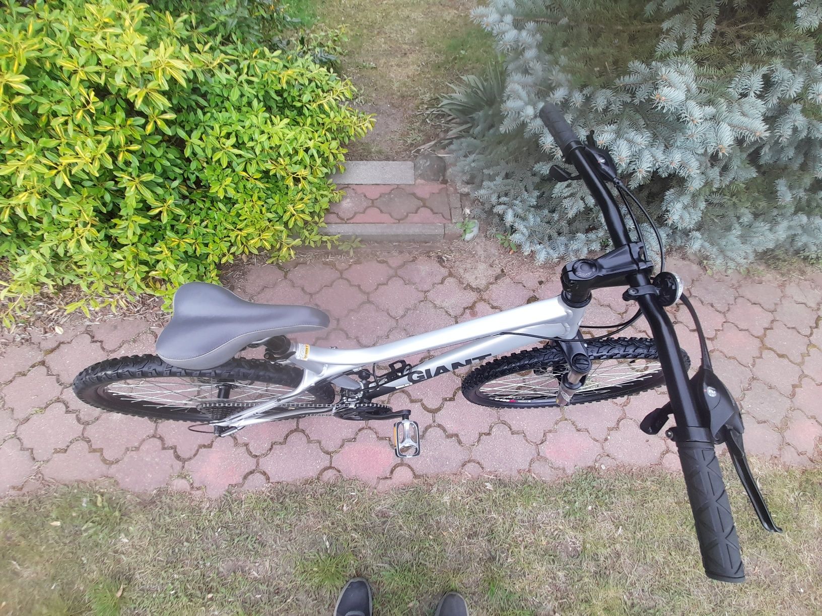 26" M porzadny rower MTB Giant trail Alu tarczowe klamkomanetki