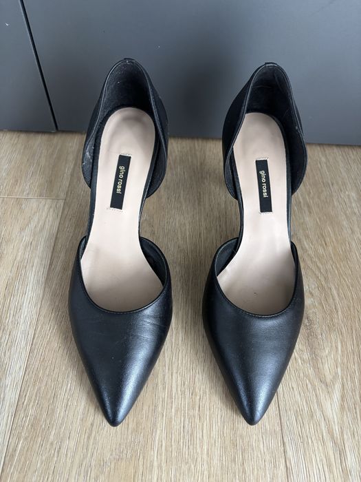 Czarne szpilki GINO ROSSI roz. 37,5
