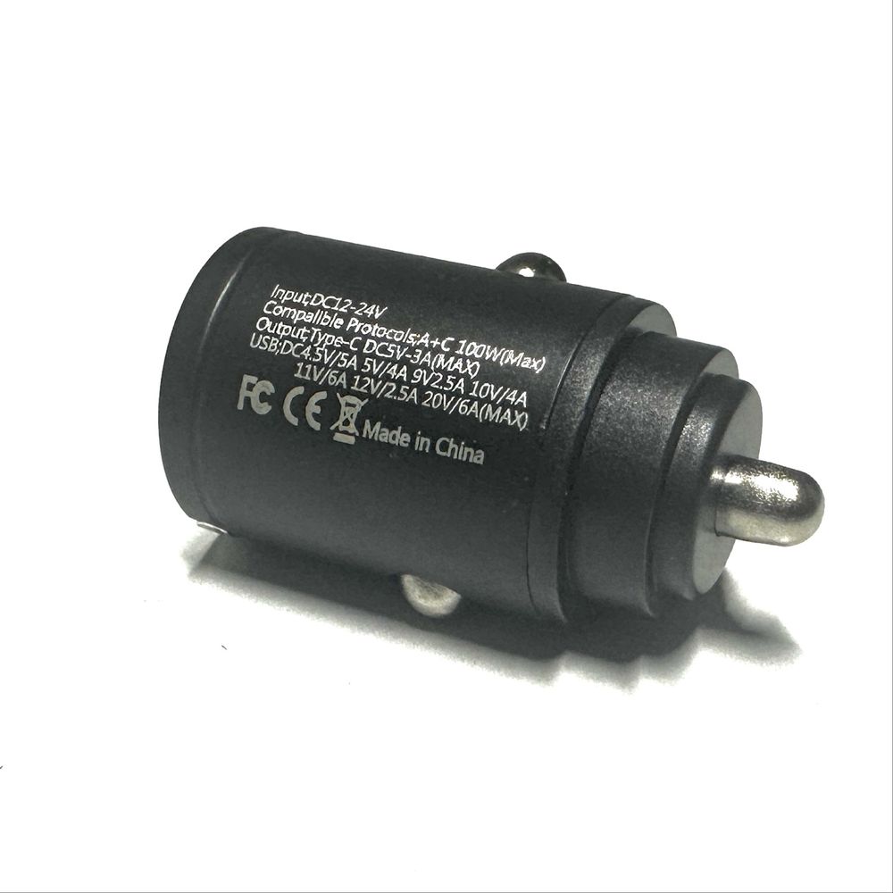 Адаптер для авто, швидка зарядка 36W | USB + Type-C