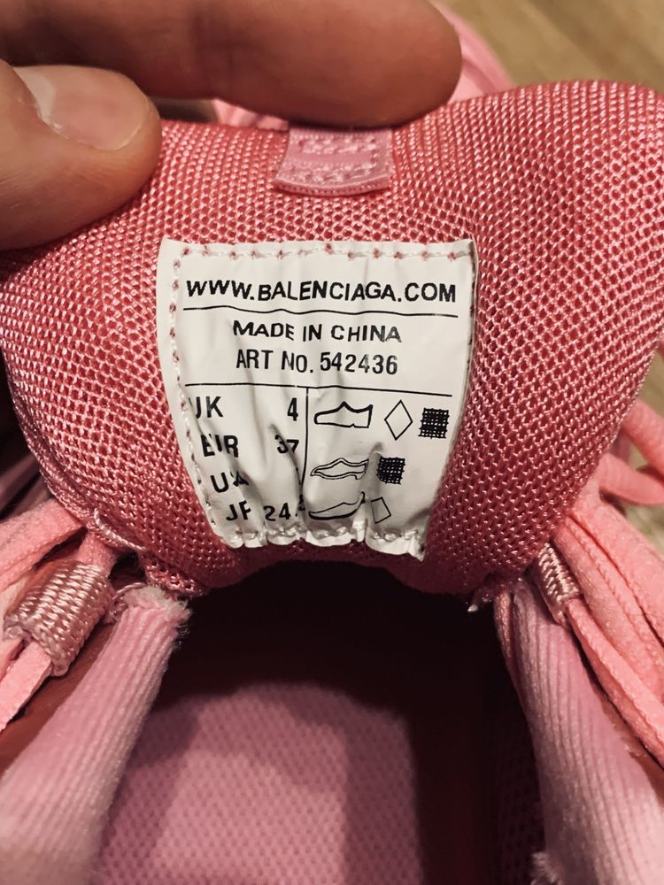 Кросівки Balenciaga Track 1 Pink Баленсіага Трек 1 Рожеві