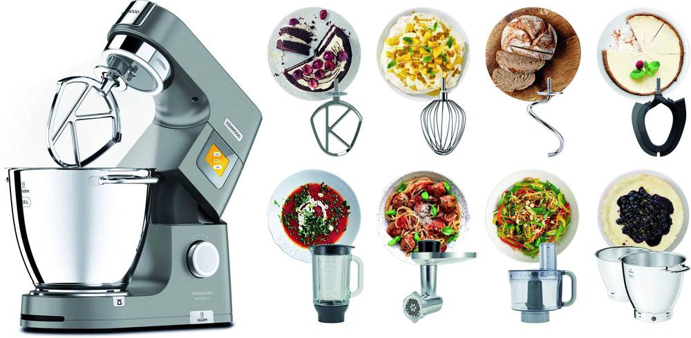O mais completo robot da gama Titanium Chef Patissier XL - KWL90.594SI