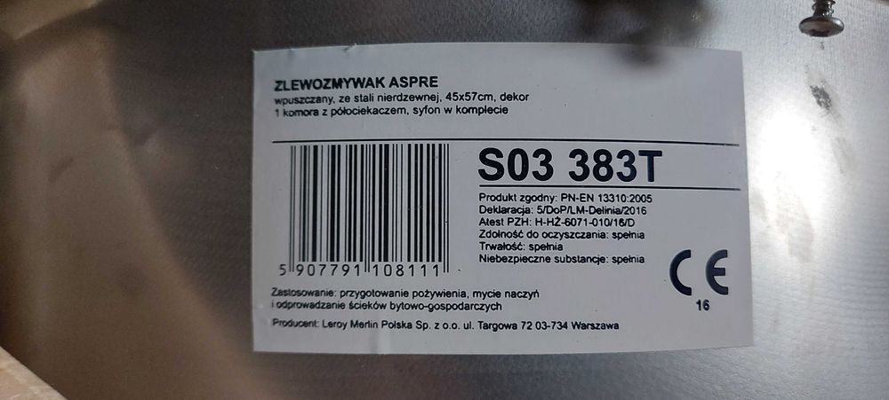 Zlewozmywak okrągły