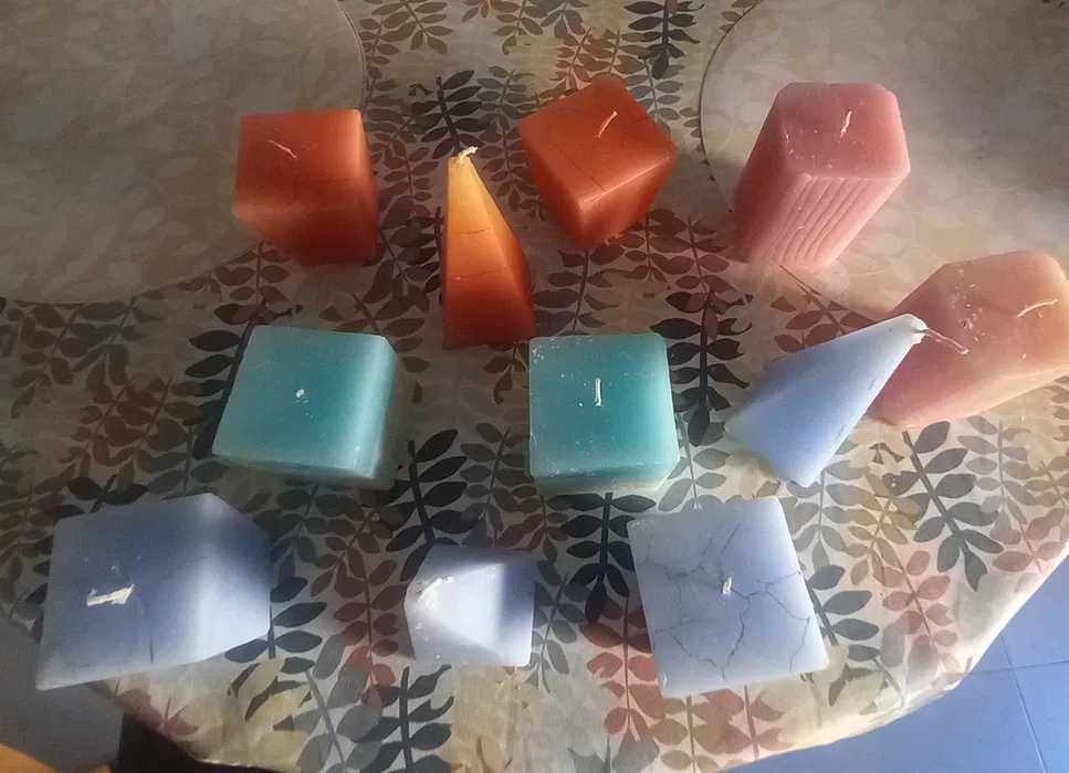 Velas de decoração para casa.