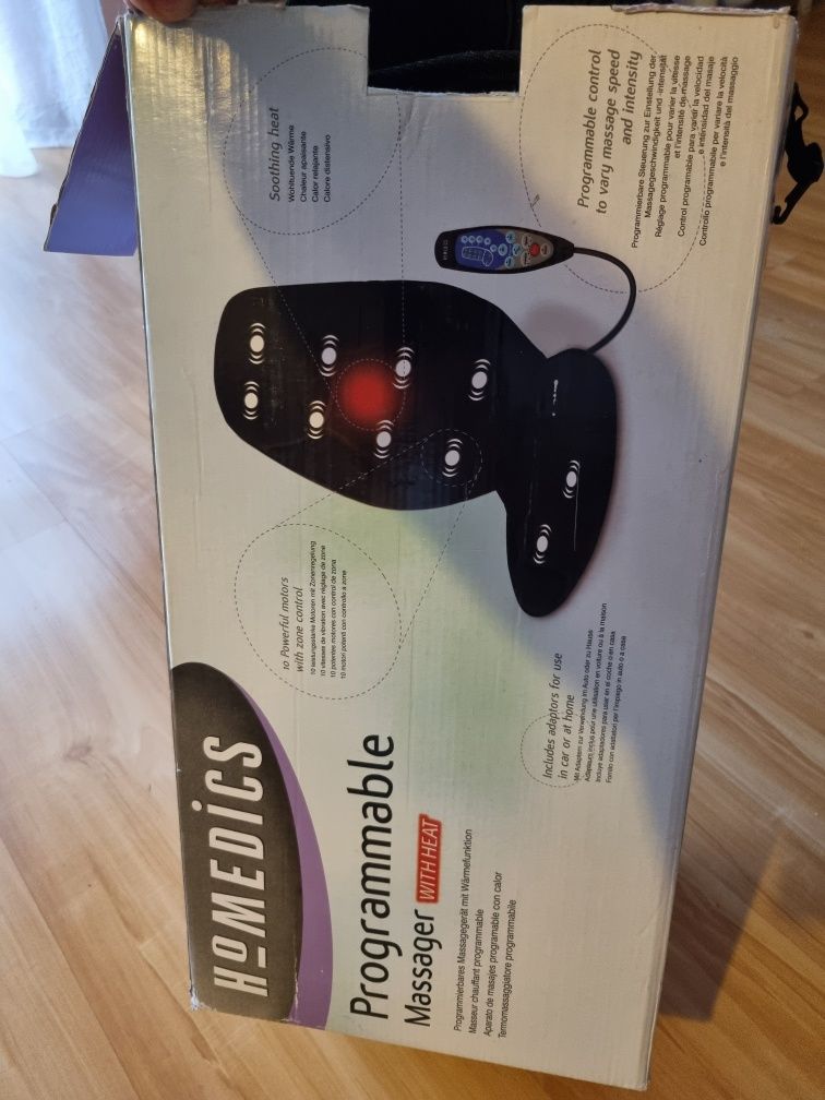 Homedics Masażer z grzaniem 12v 240v