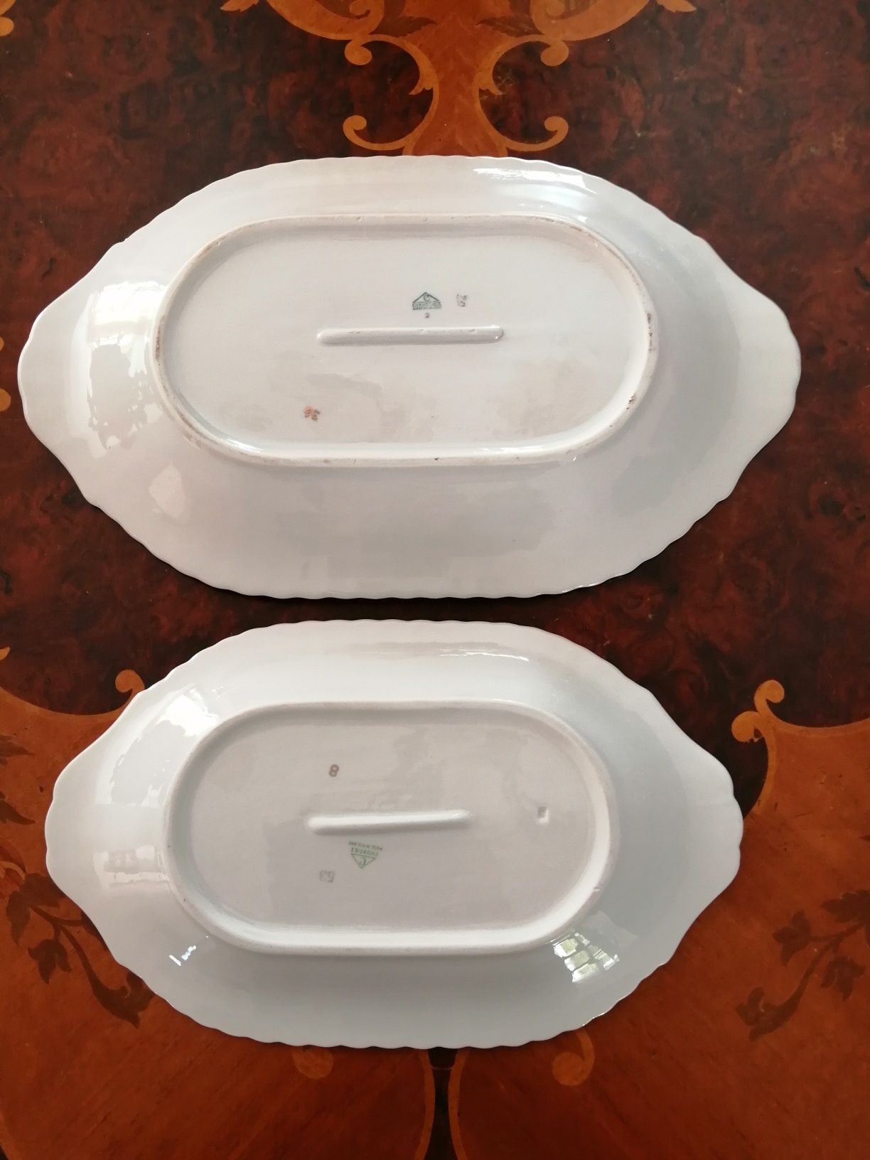 Dwa półmiski porcelana Chodzież