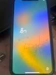 iPhone X z pękniętą szybką w pełni sprawny kondycja baterii 100%