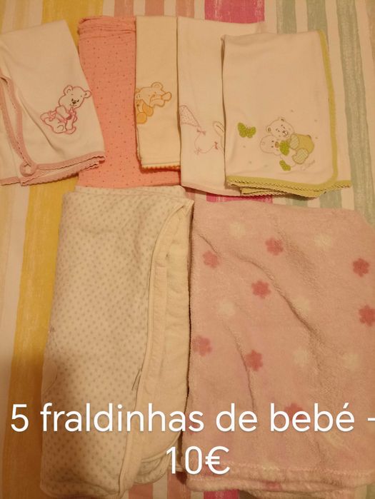 Artigos de bebê, praticamente novos. Negociável