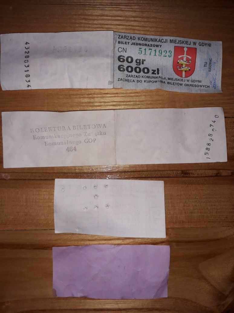 5x Bilety komunikacji miejskiej Poznań Katowice Białystok Gdynia HIT