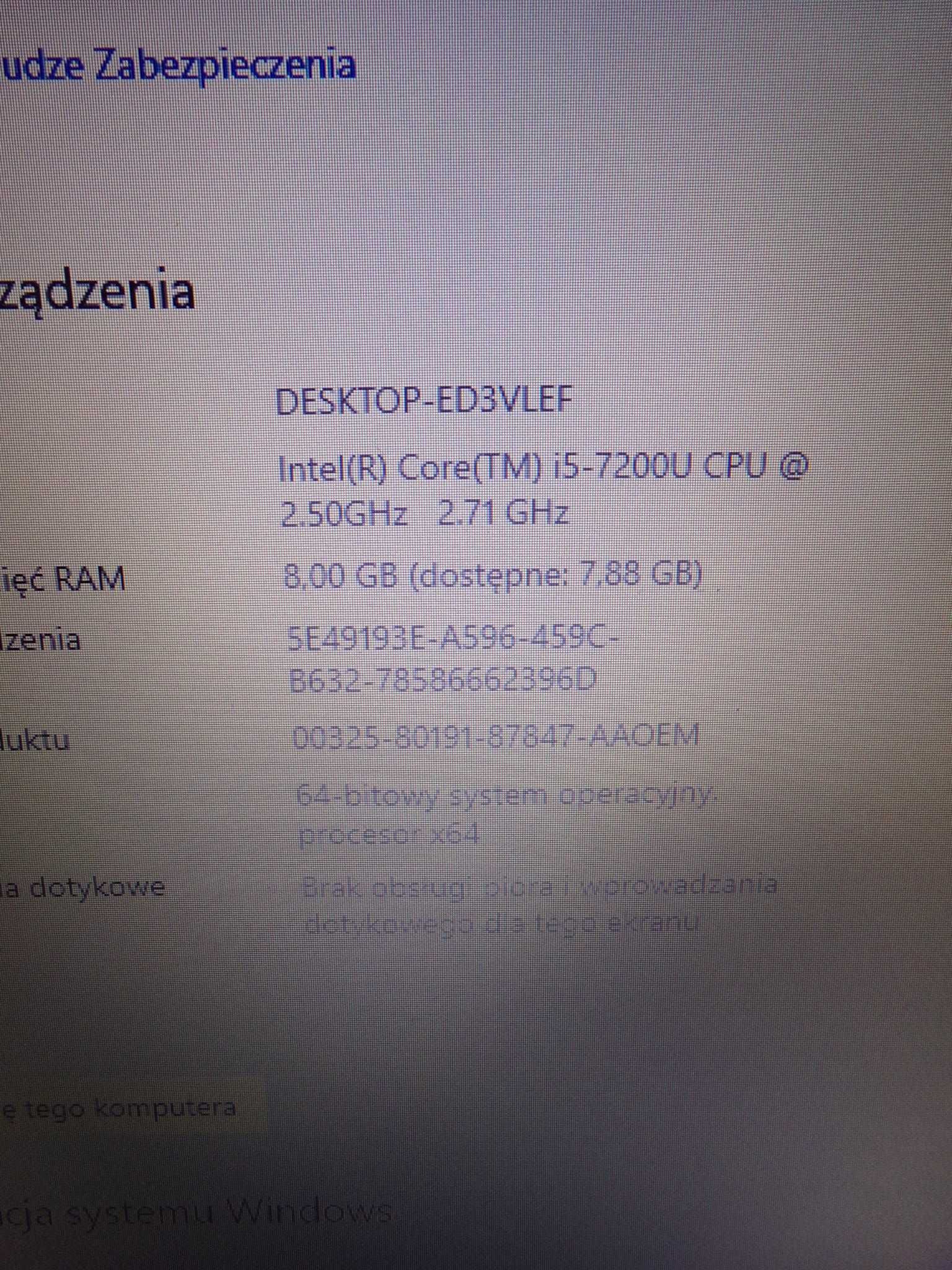Acer ASPIRE 3 dwa dyski ssd GEFORCE