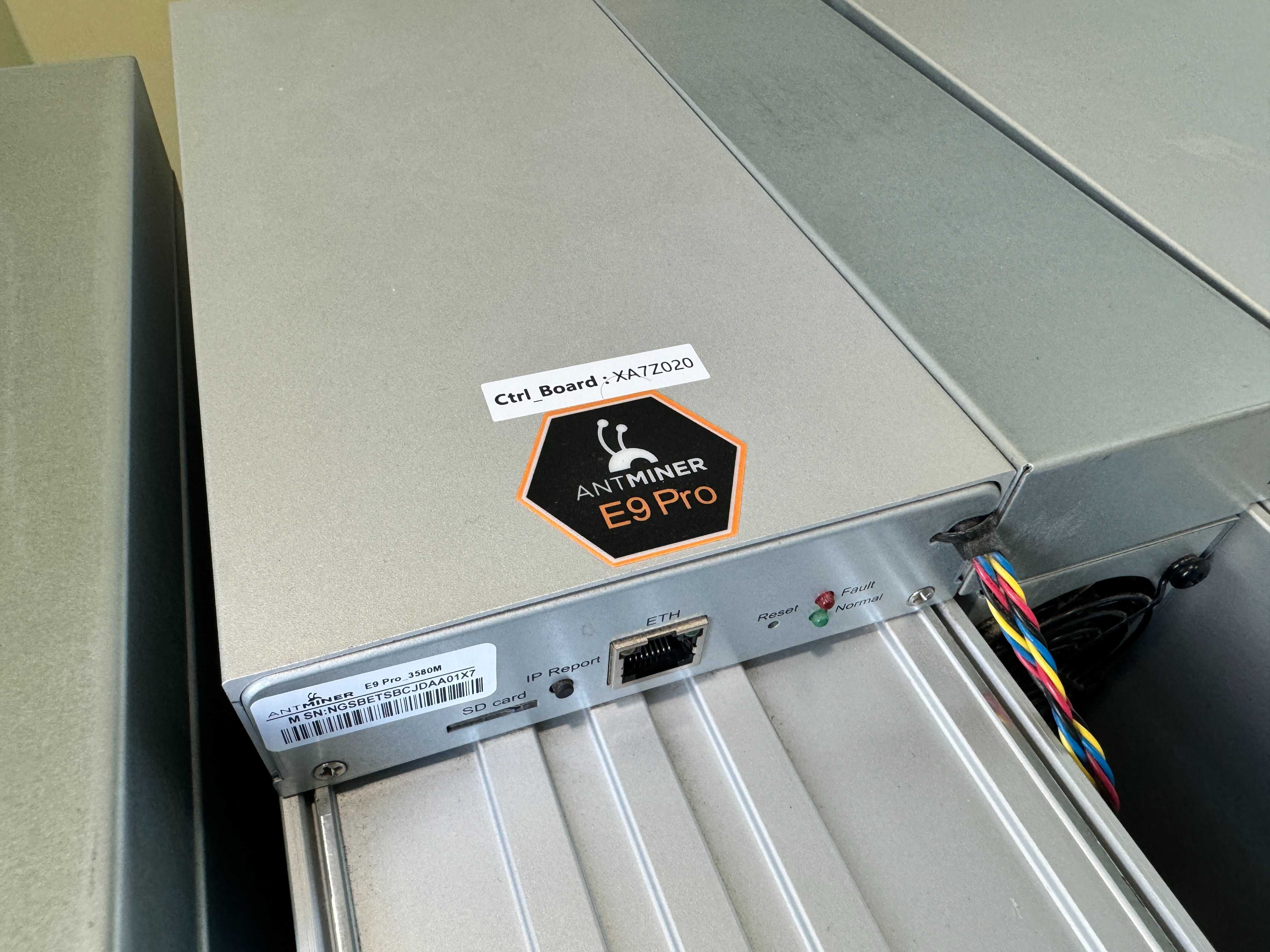 Гарантія! Б/в Майнери Asic Bitmain Antminer E9 Pro 3580 Mh! 2000 Вт