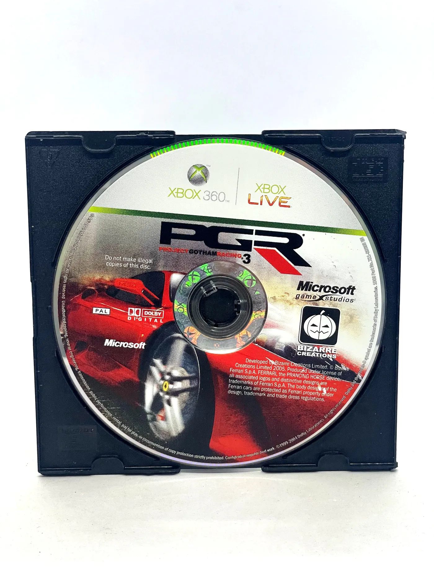Project Gotham Racing 3 Xbox 360 (sama gra) Po Angielsku