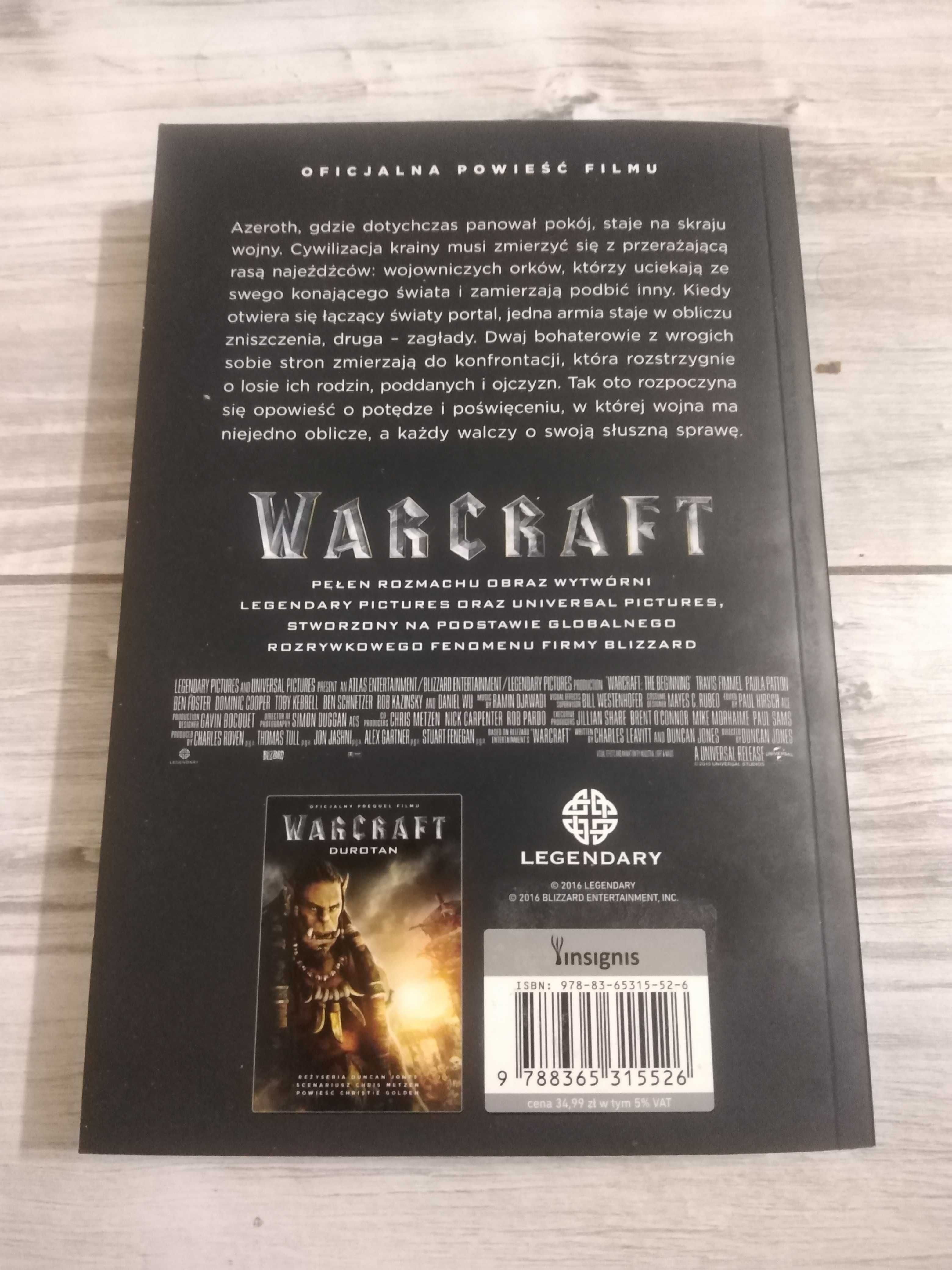 Książka Warcraft, historia filmowa.