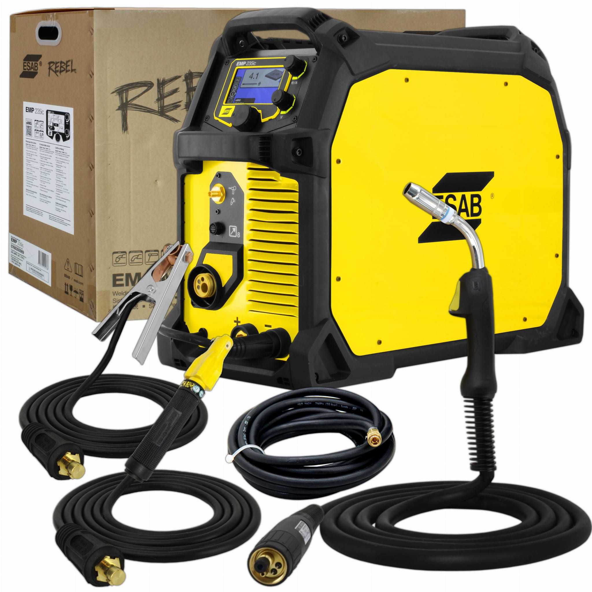 Esab spawarka inwertor migomat z synergia Rebel EMP 235ic