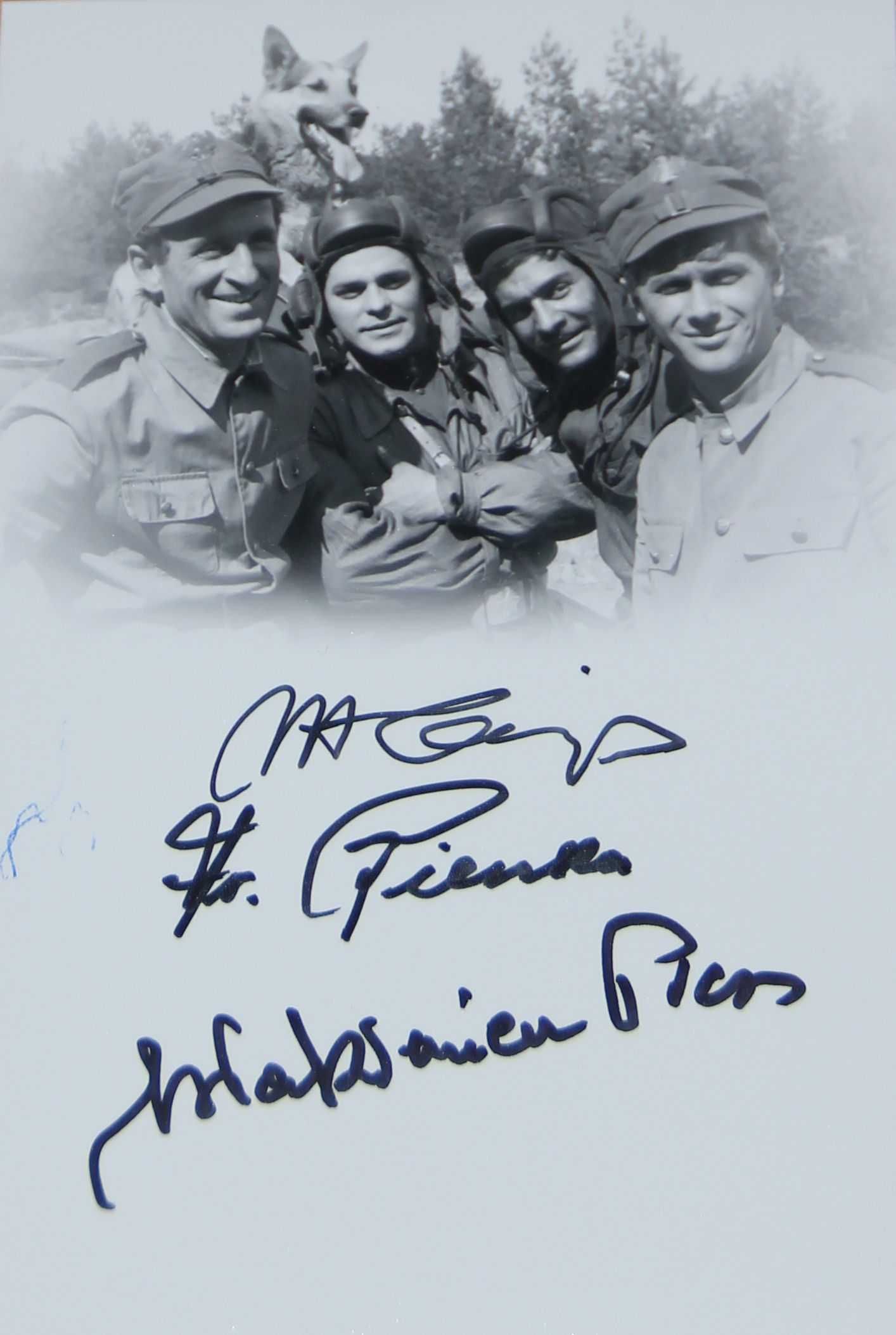Czterej Pancerni i Pies oryginalne autografy dla Fana !!