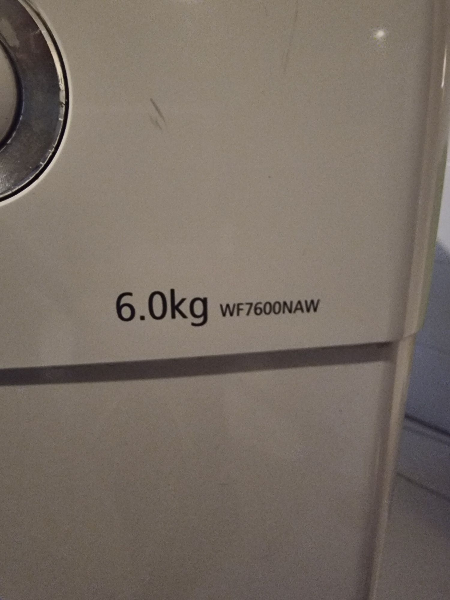Máquina de lavar roupa Samsung WF7600NAW