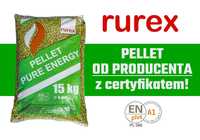 Pellet RUREX 6 mm / OD PRODUCENTA / jakość z certyfikatem ENplus A1