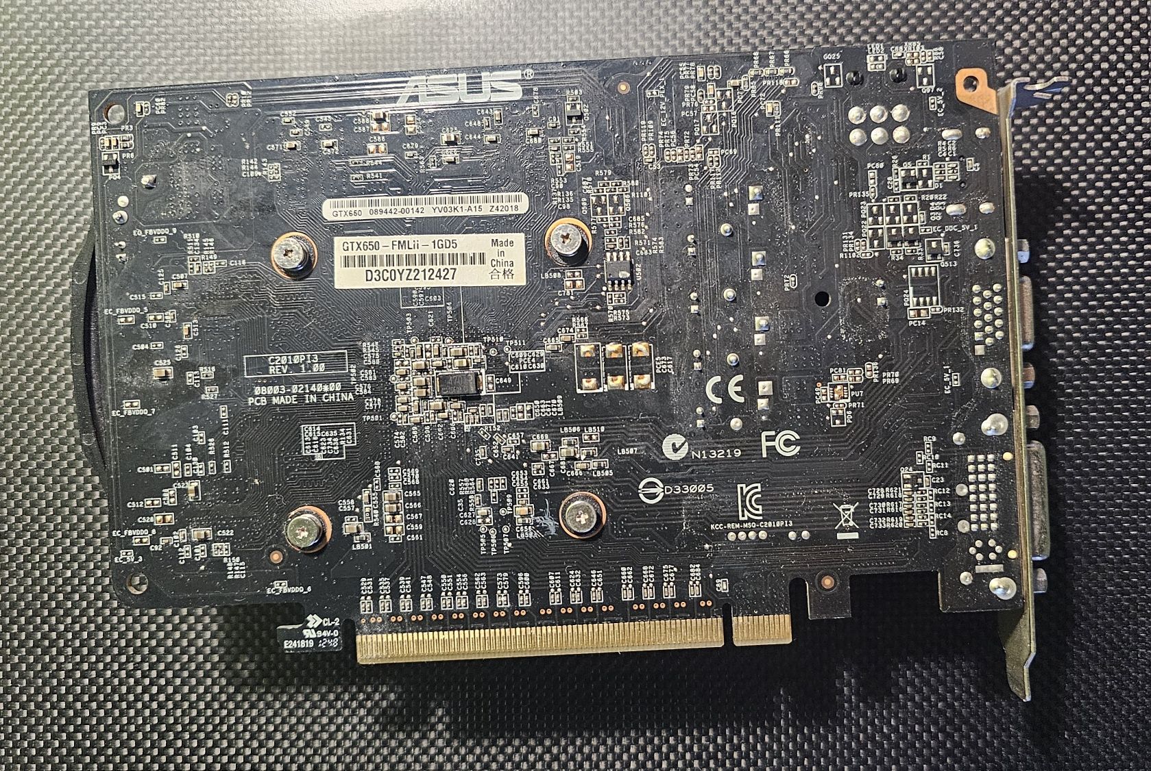 GeForce GTX 650 DDR5 1Gb під ремонт