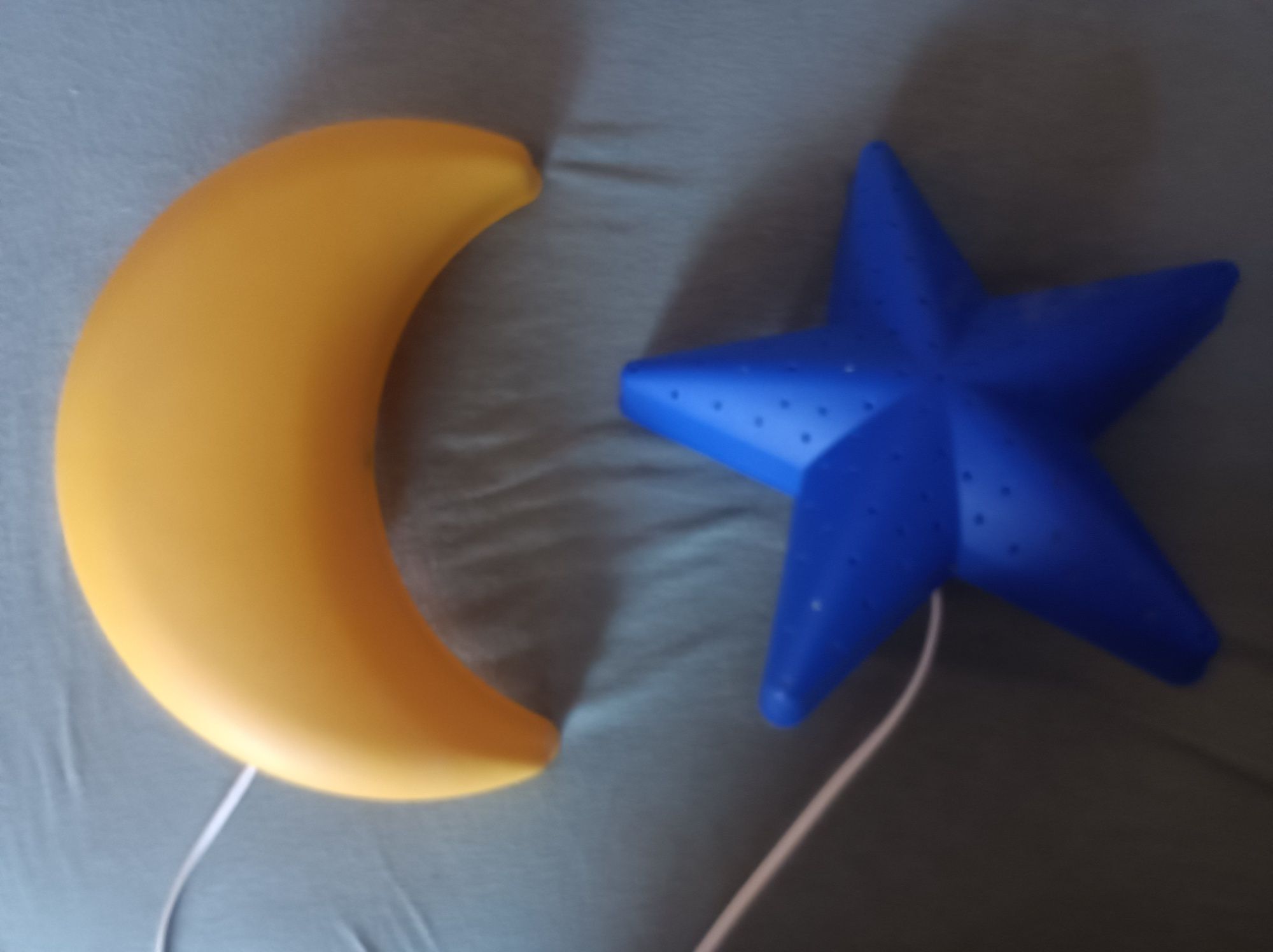 Lampki Ikea księżyc i gwiazda