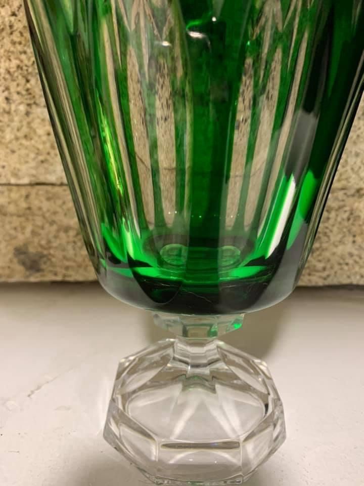 Belissima jarra em cristal alemão Nachtmann