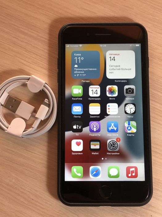 Iphone 7 plus 128gb neverlock, акб 91%