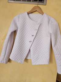 Bolerko komunijne sweterek biały 146