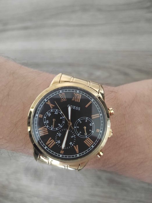 Nowy zegarek GUESS męski złoty