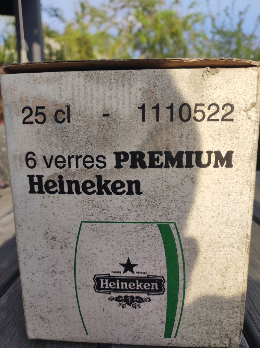 Nowe szklanki heineken 250ml