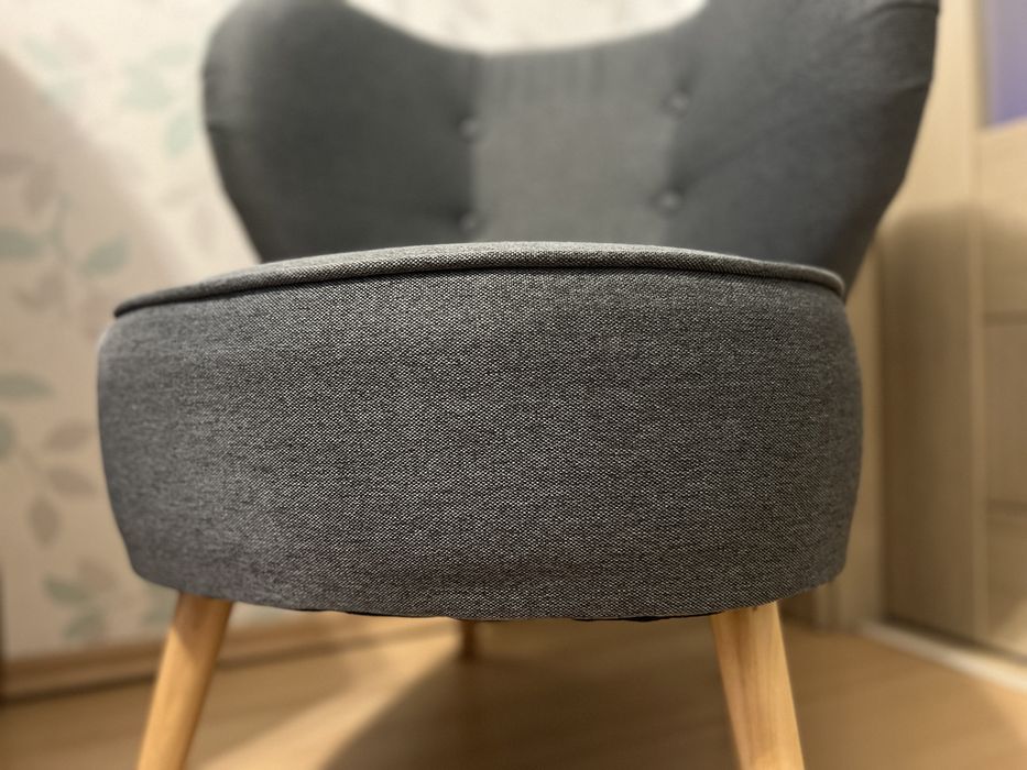 Fotel IKEA Gubbo szary