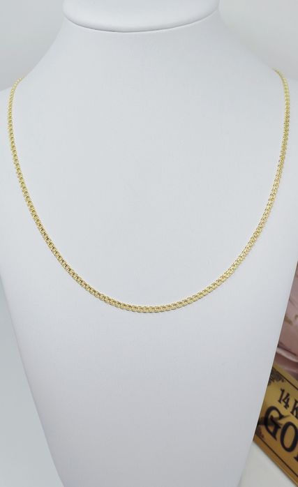 Złoty łańcuszek splot Galibardi próba 585 14k  waga 4.52g