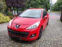 Peugeot 207 hatchback czerwony 1,6 Diesel 112 KM b. dobry stan, klima