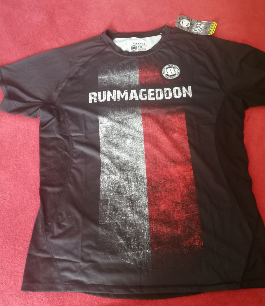 Nowy T-shirt męski Runmageddon PITBULL