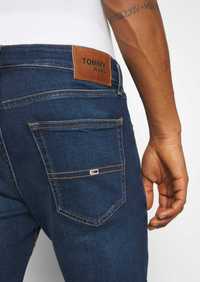 spodnie jeansowe, Tommy Jeans, Scanton, slim, granatowe, W31L32