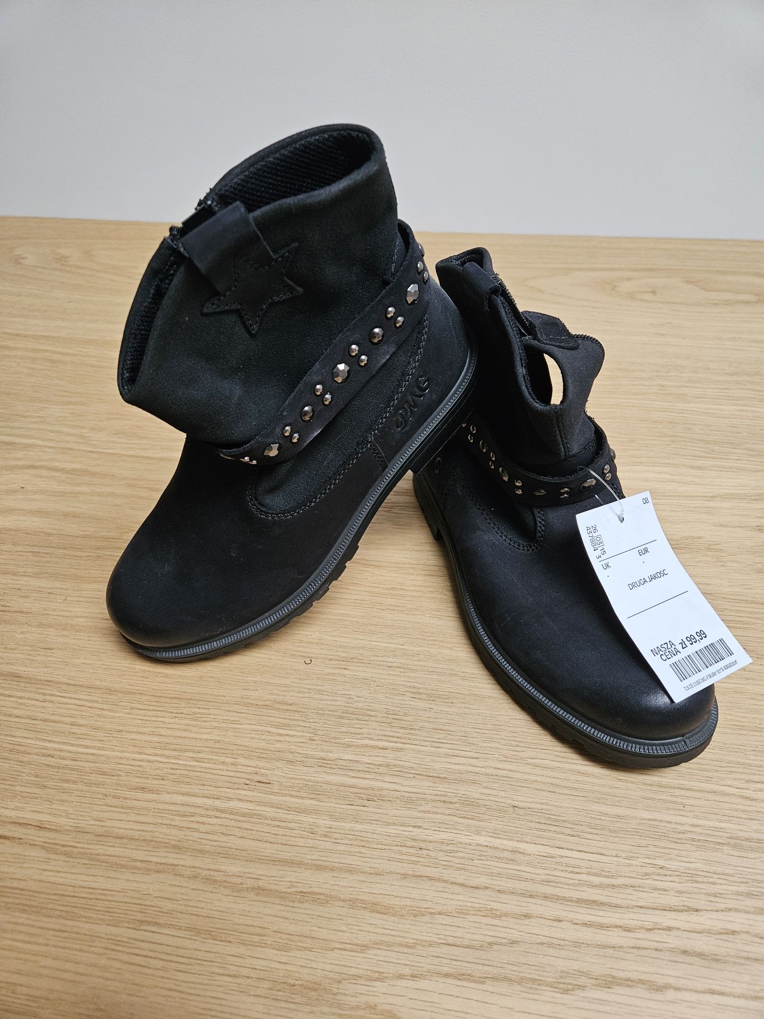 Nowe buty botki zamszowe Primigi 31