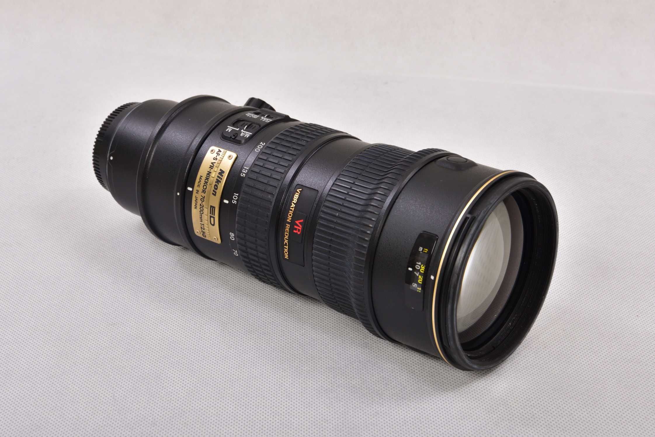 Nikon Nikkor AF-S 70-200 mm VR f/2.8 G stan jak NOWY, super ostry