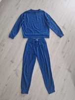 Chabrowy dres damski komplet spodnie i bluza S 36