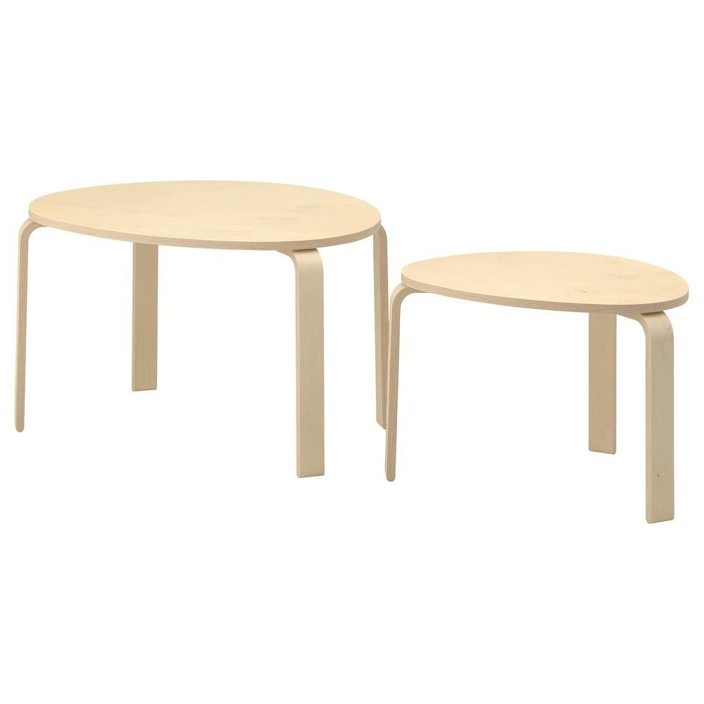 Conjunto 2 mesas IKEA SVALSTA