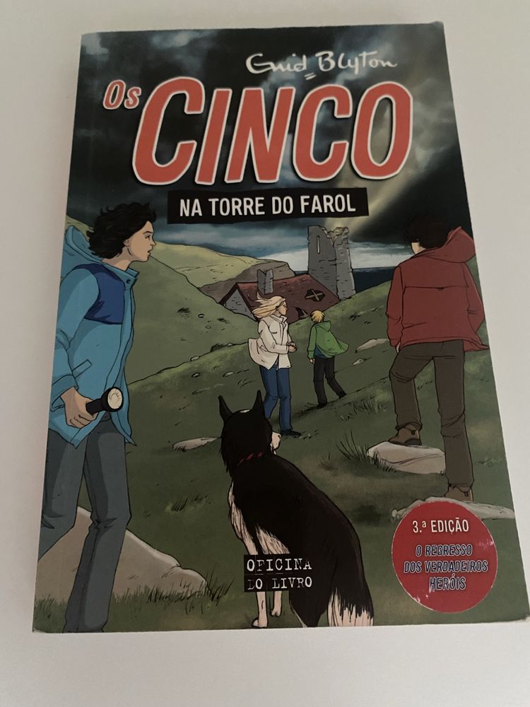 Livro Os Cinco na Torre do Farol