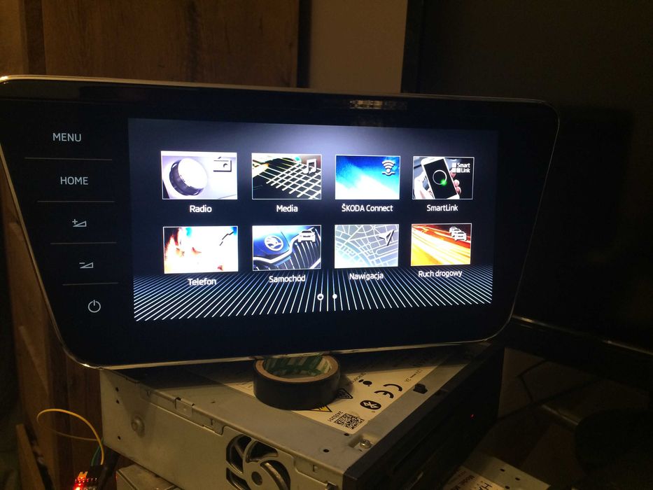 Zestaw Radio Nawigacja Czytnik Multimedia MIB2 Skoda SuperB